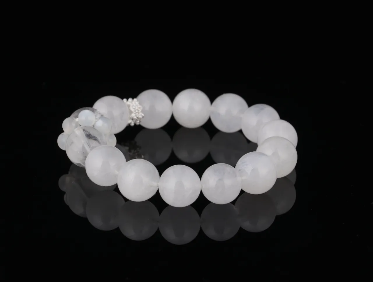 白幽靈白水晶手串生辰定制專屬客製天然水晶 3