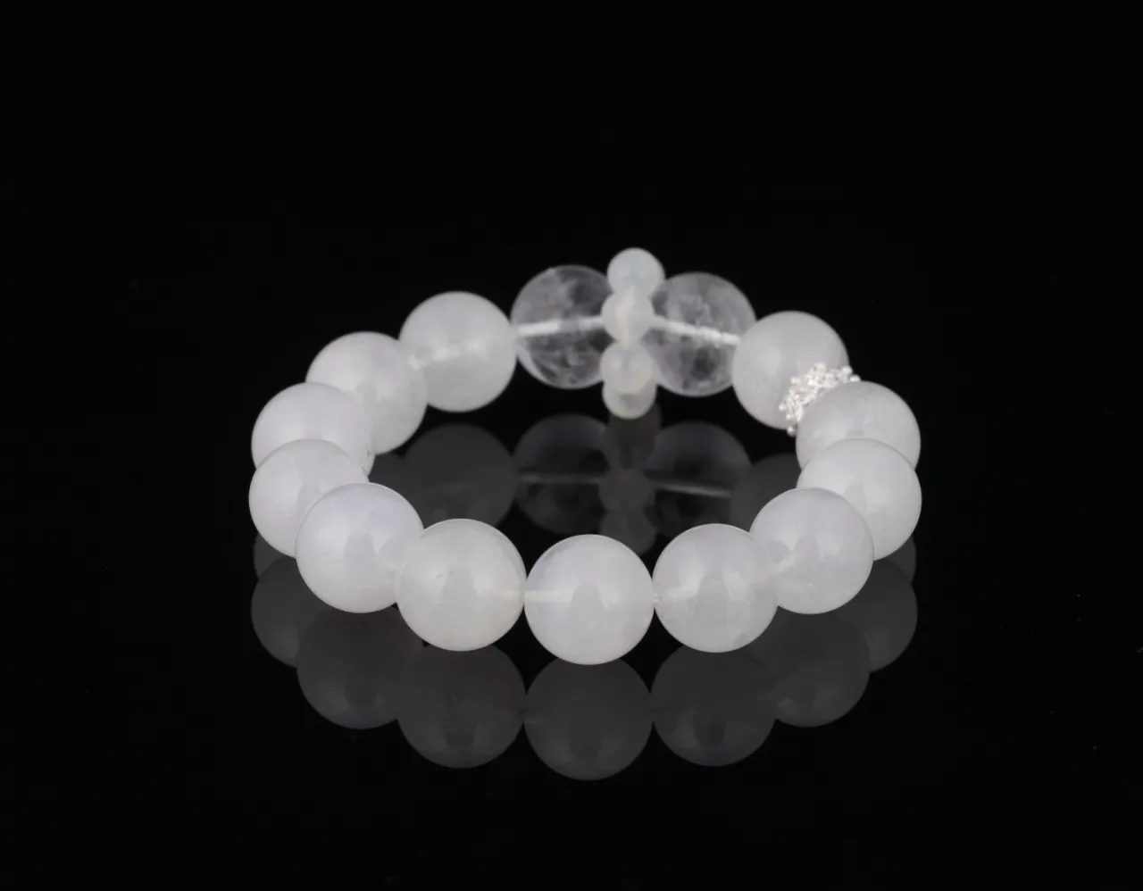 白幽靈白水晶手串生辰定制專屬客製天然水晶 4