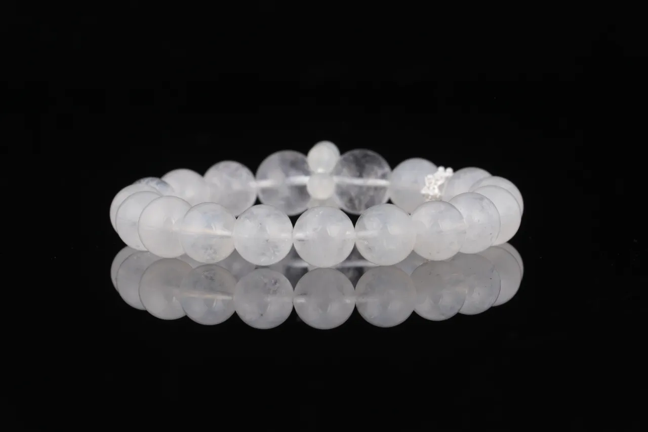 白幽靈白水晶手串生辰定制專屬客製天然水晶 7