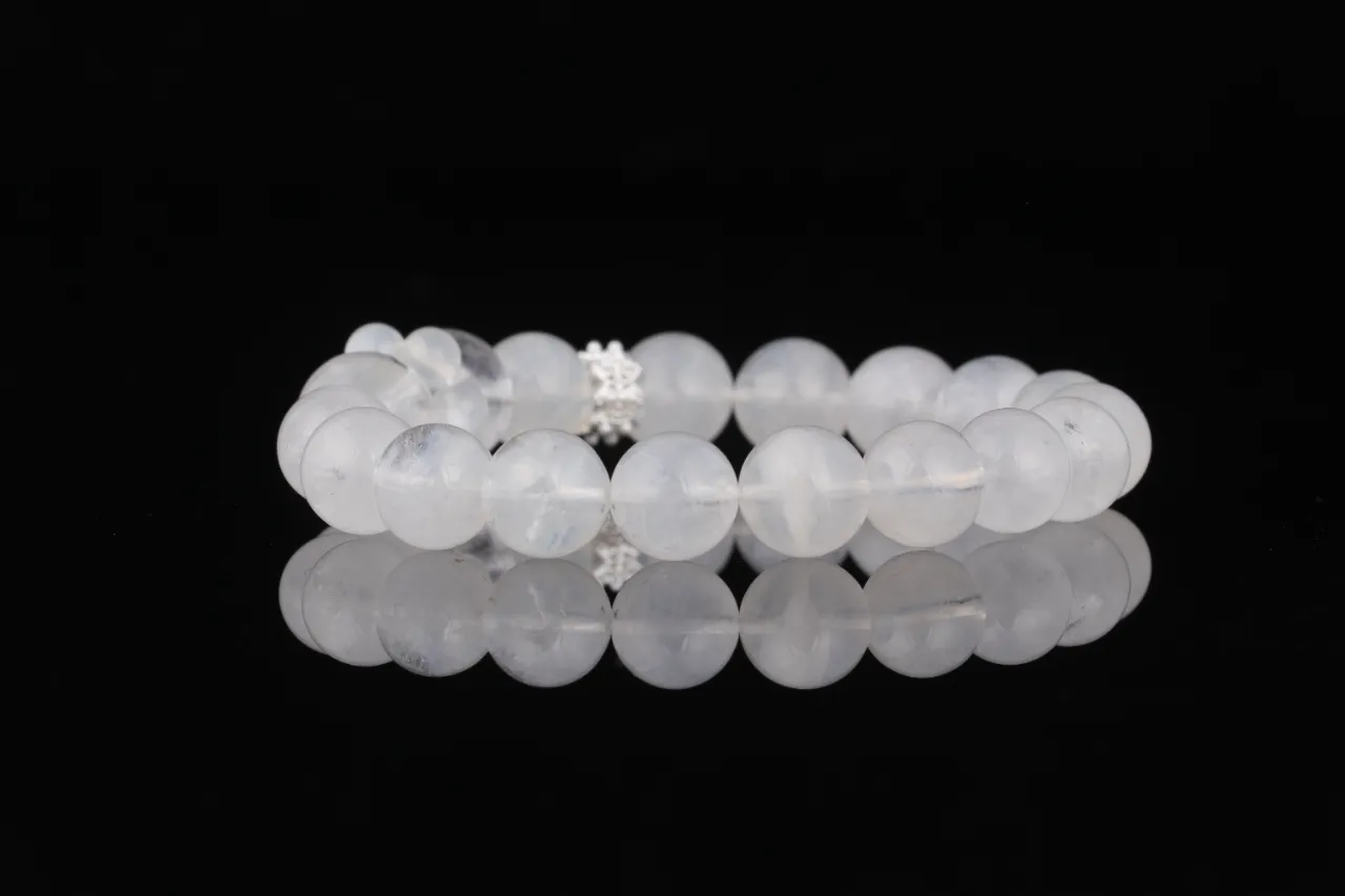 白幽靈白水晶手串生辰定制專屬客製天然水晶 8