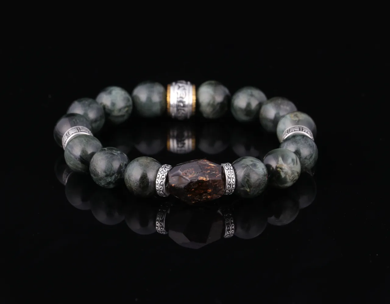 陽起石天然水晶手串專屬客製生辰定制