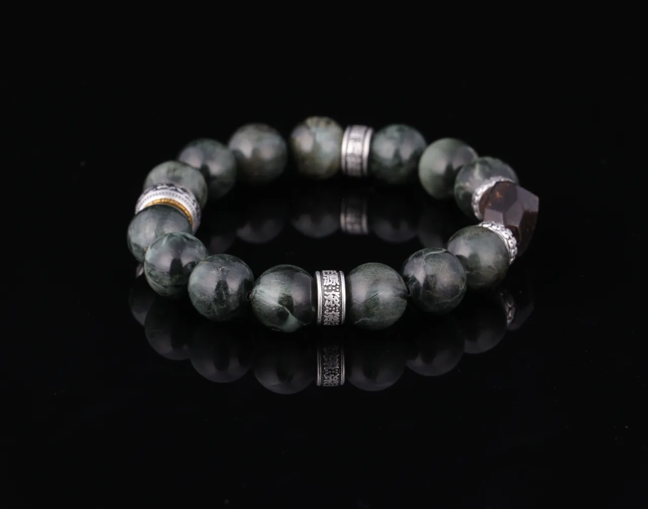 陽起石天然水晶手串專屬客製生辰定制 6