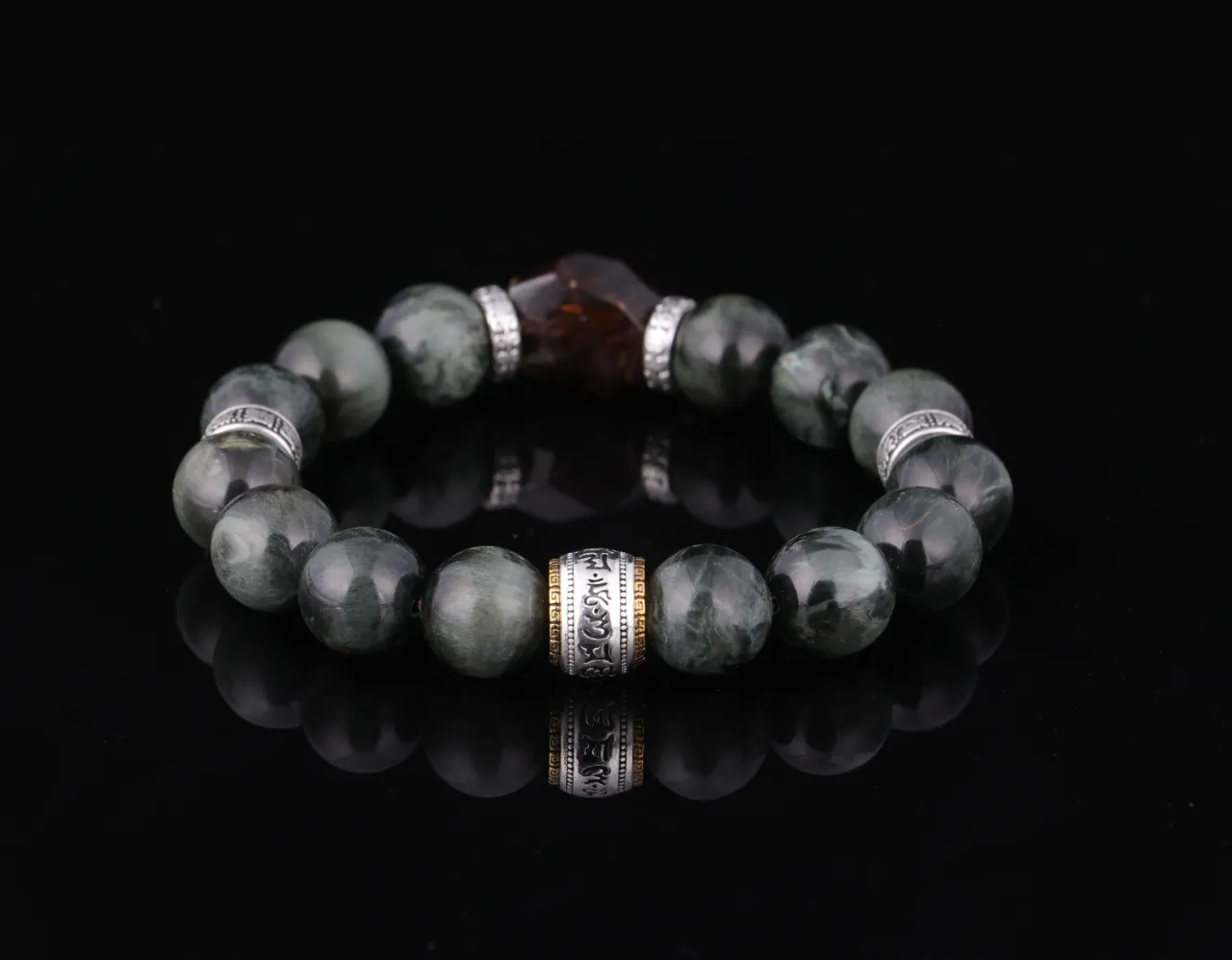 陽起石天然水晶手串專屬客製生辰定制 7